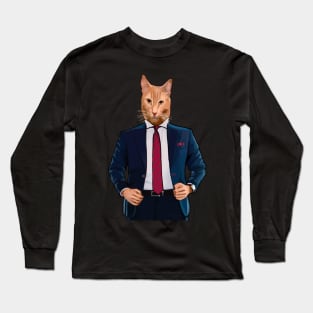 Kitty Means Business Long Sleeve T-Shirt